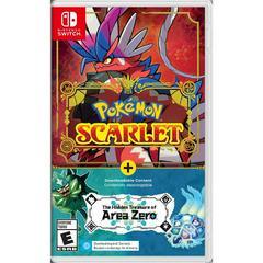 Pokemon Scarlet + The Hidden Treasure of Area Zero — Complete — Nintendo Switch