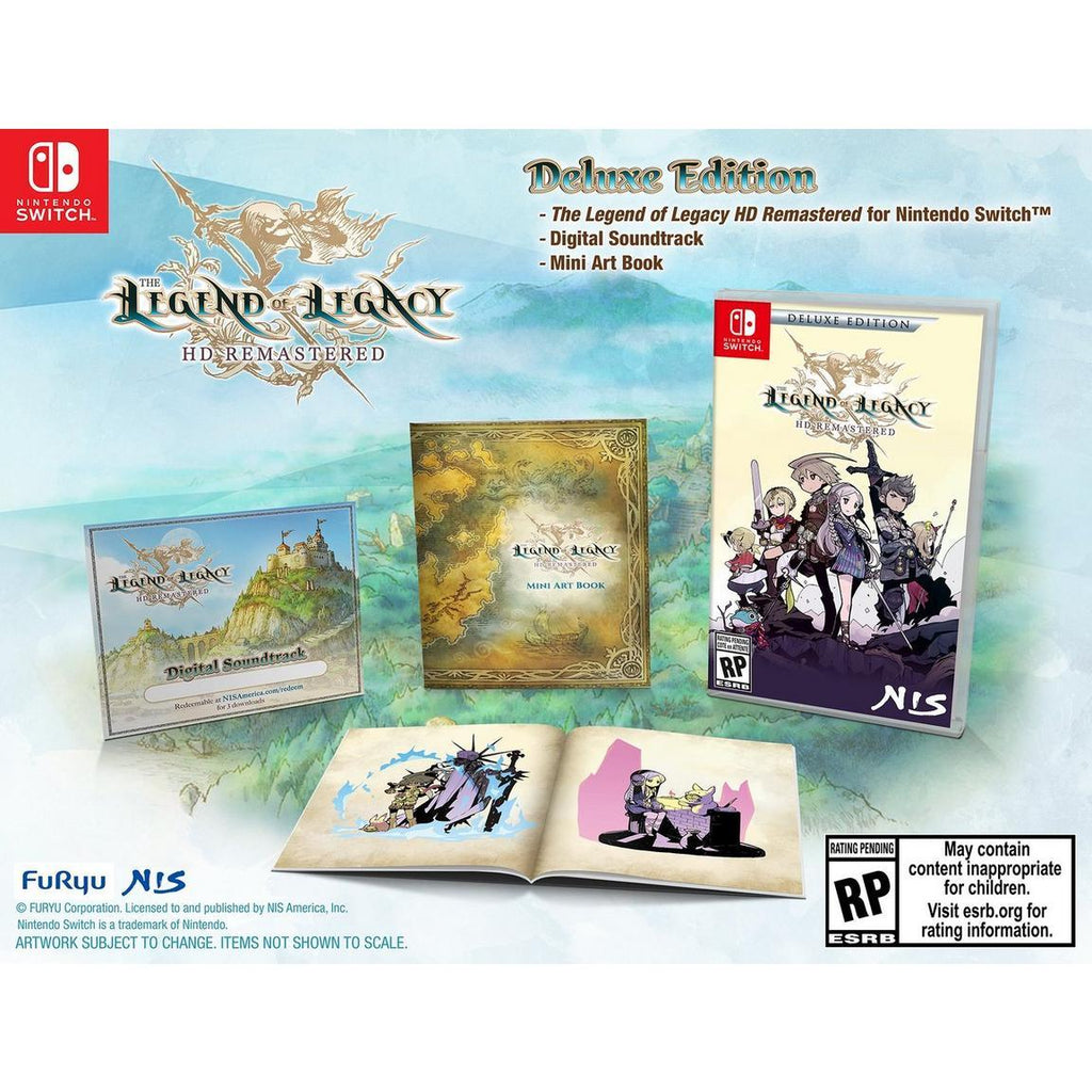 The Legend of Legacy HD Remastered — New — Nintendo Switch