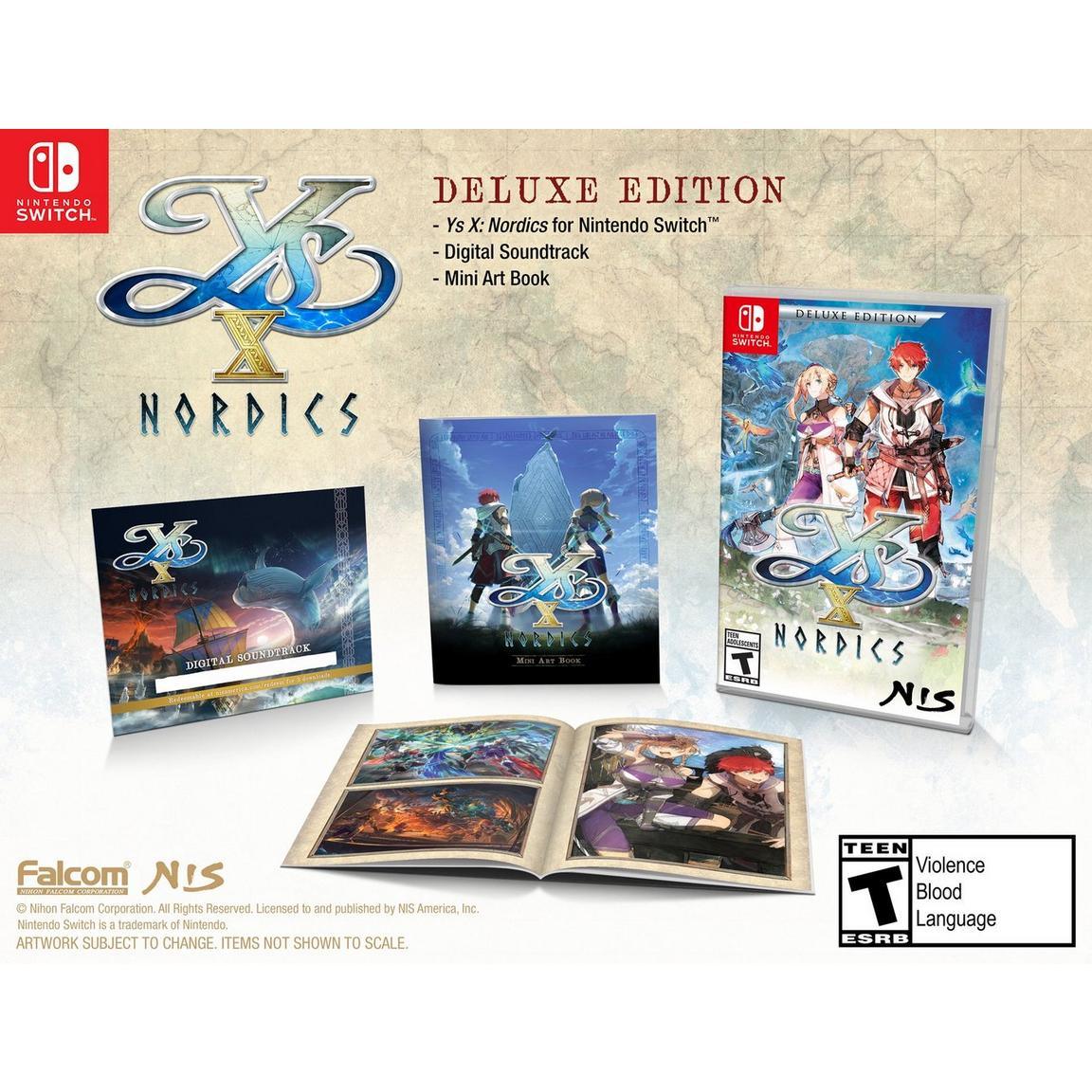 Ys X: Nordics Deluxe Edition — New — Nintendo Switch